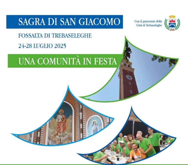 A Fossalta di Trebaseleghe torna la Sagra di San Giacomo