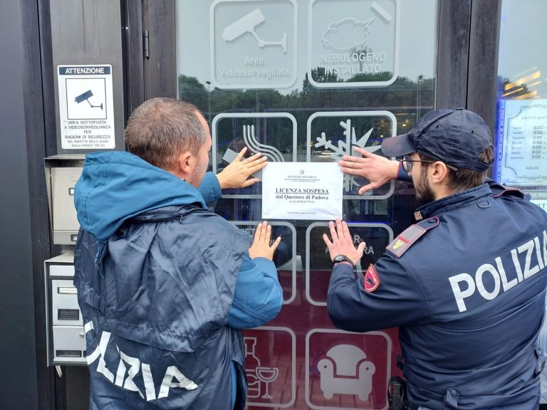 Troppe violazioni: chiuse due videolottery a Padova per un mese