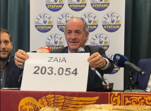 Regionali Veneto, Zaia: “Il voto la dice lunga su da che parte va la Lega”