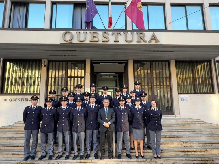 Padova, rinforzato l’organico della polizia: accolti 20 neo agenti