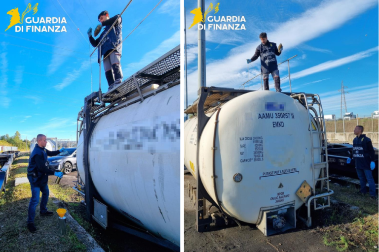 Gasolio camuffato da olio lubrificante: la Finanza di Udine e Verona ne sequestra 64mila litri in viaggio su vagoni ferroviari
