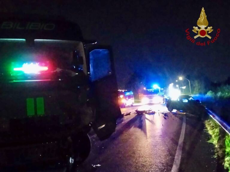 Cadoneghe, incidente tra auto e camion: morto un 50enne