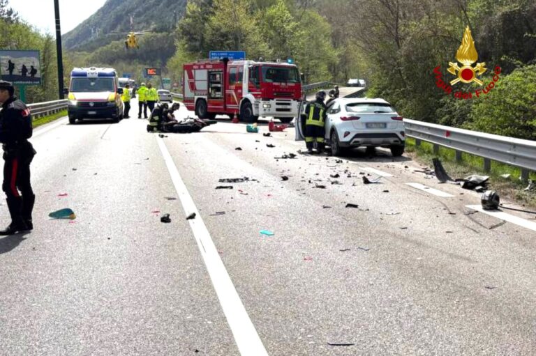 Tragedia a Ponte nelle Alpi: incidente a Pian di Vedoia, morto un motociclista