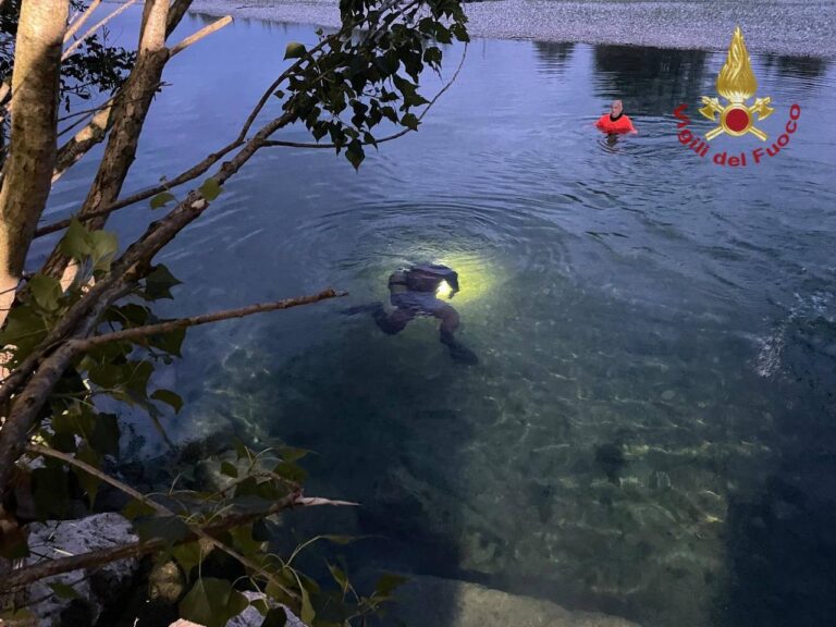 Cimadolmo, recuperato nel Piave il corpo senza vita di un 19enne