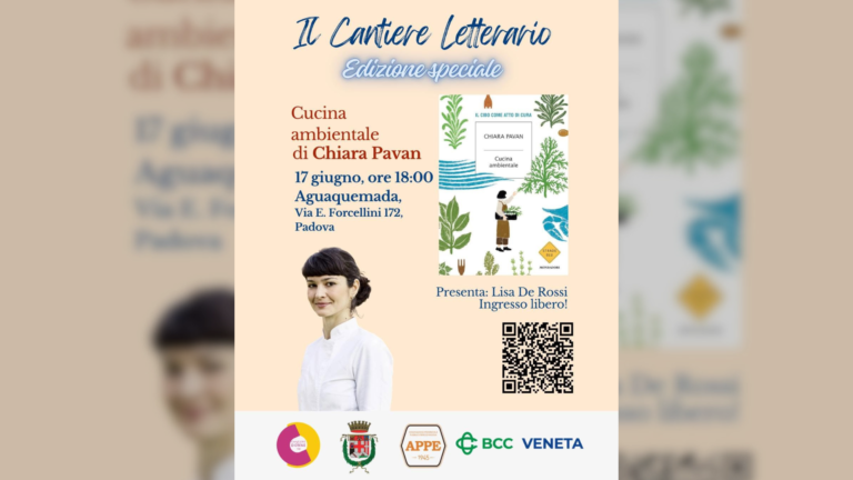 Padova, ultimo incontro del Cantiere Letterario 2026: il 17 giugno la cheffe stellata Chiara Pavan presenta la sua “Cucina ambientale”