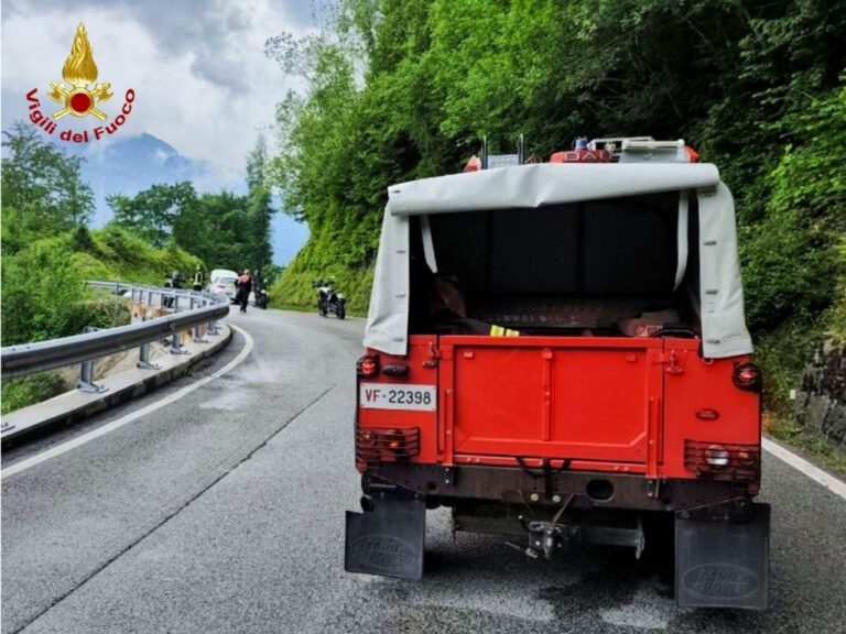 Incidente a Gosaldo: muore un motociclista