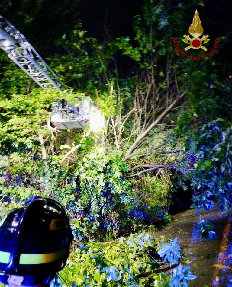 Maltempo in Veneto, oltre 240 interventi dei vigili del fuoco