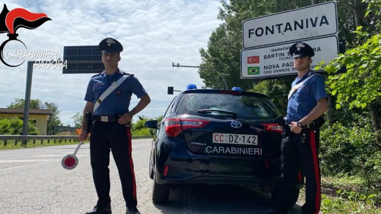 Fontaniva, si aggira con fare sospetto tra le case: segnalato dai residenti, arrestato latitante da oltre un anno