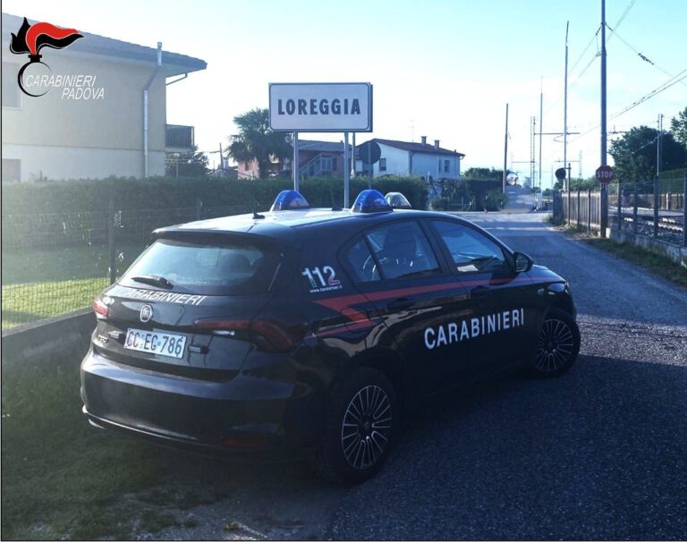 Loreggia, ladro arrestato grazie alle segnalazioni dei residenti