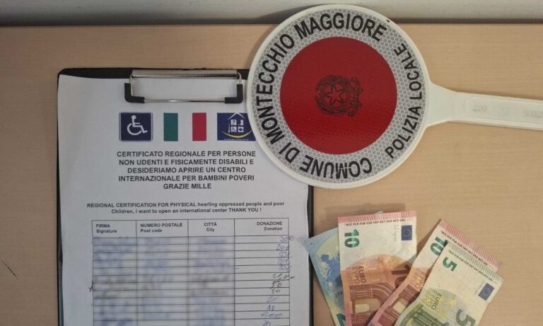 Montecchio Maggiore, finge di raccogliere soldi per un’associazione e poi ruba in un negozio: 20enne denunciato per furto e truffa aggravata