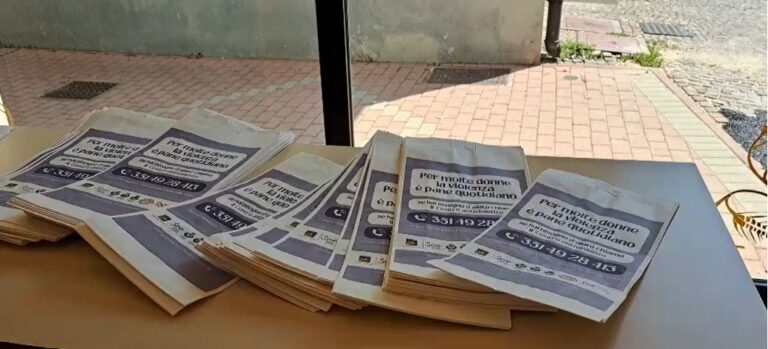 A Chioggia la lotta alla violenza sulle donne sul sacchetto del pane